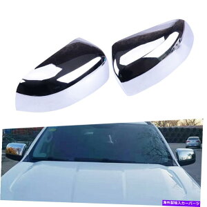 N[Jo[ ABSNEBO~[Jo[LbvtBbgtH[htH[hW[2015-2019 ABS Chrome Wing Mirror Cover Caps Replacement fit for fit ford Ranger 2015-2019