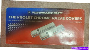 N[Jo[ GMptH[}Xp[cV{[NouJo[ȃubN58-86[vt@C GM Performance Parts Chevrolet Chrome Valve Covers Small Block 58-86 Low Profile