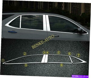 N[Jo[ 2018-2020̃V{[GNCmbNXXeXXgbvJo[̃|Xgg For 2018-2020 Chevrolet Equinox Stainless Windows Strip Cover Pillar Post Trim