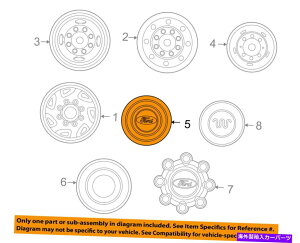 �N���[���J�o�[ Ford OEM 99-03 F-350�X�[�p�[�f���[�e�B�z�C�[���J�o�[�n�u�Z���^�[�L���b�vF81Z1130JC FORD OEM 99-03 F-350 Super Duty Wheel Cover-Hub Center Cap F81Z1130JC�y���s�A���i�z