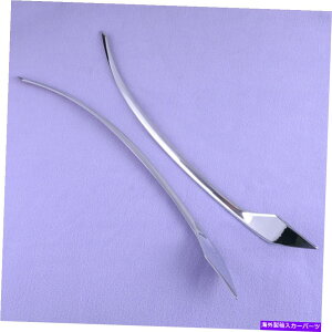 �N���[���J�o�[ �y�A���A�N�����t�H�O���C�g�����v�J�o�[�g�����{���{XC60 2018�ɓK���Ă��܂� Pair Rear Chrome Fog Light Lamp Cover Trim Fit For Volvo XC60 2018 as