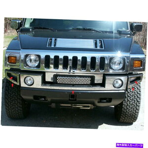 N[Jo[ 5pcB 2003N2009NH2̍؂FX Chrometgop[Jo[ 5pc. Luxury FX Chrome Front Bumper Cover for 2003-2009 H2