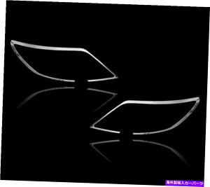 �N���[���J�o�[ �N�����w�b�h���C�g�g�����x�[���J�o�[�T���E���h�������N�T�XLS460 XF40 06-09 Chrome Headlights Trim Bezel Cover Surround Rim For Lexus LS460 XF40 06-09�y���s�A���i�z