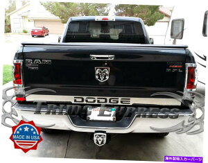 クロームカバー フィット:2009-2018 Dodge Ram 1500/2500/HD Tailgateトリムアクセントカバー「Dodge」3 1/4 " fit:2009-2018 Dodge Ram 1500/2500/HD Tailgate Trim Accent Cover "DODGE" 3 1/4"
