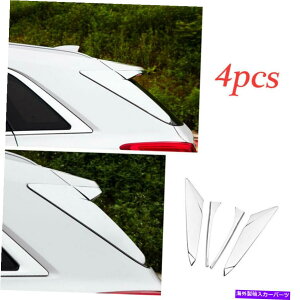 N[Jo[ Cadillac XT5 2016-2020 ABS Chrome Crome Crome Lear Wing Side Side Cover Cover Trim 2PCS For Cadillac XT5 2016-2020 ABS Chrome Car Rear Wing Side Spoiler Cover Trim 2pcs