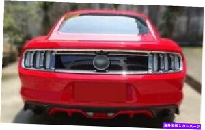 �N���[���J�o�[ �t�H�[�h�}�X�^���O2015-2017 ABS���A���C�g�e�[�������v�J�o�[���[���f�B���O�g�����N���� For Ford Mustang 2015-2017 ABS Rear Light Tail Lamp Cover Molding Trim Chrome�y���s�A���i�z