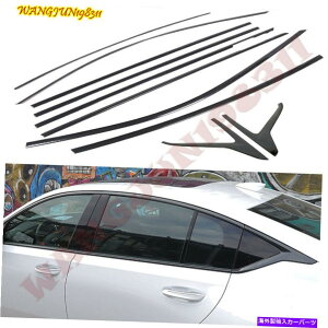 N[Jo[ LfbNCT5 2020-2022J[{t@Co[J[EBhE[fBOXgbvJo[g *10 For Cadillac CT5 2020-2022 Carbon Fiber Car Windows Molding Strip Cover Trim *10