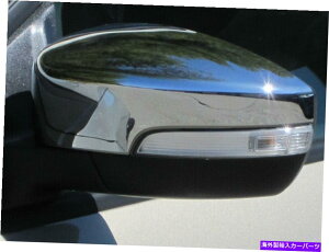 N[Jo[ NbL~[Jo[Zbg2 PCtBbg2013-2016tH[hGXP[v Chrome Plated Mirror Cover Set 2 Pc Fits 2013-2016 Ford Escape