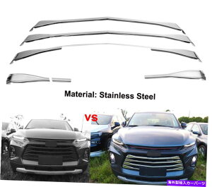 N[Jo[ S.Steel Front Central Grille Cover Chevrolet Blazer 2019-2021̃[fBO S.Steel Front Central Grille Cover Trims Molding For Chevrolet Blazer 2019-2021