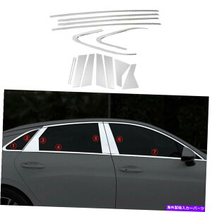 N[Jo[ Kia K5 2021-2022 Windows Strip Sill Molding Cover Trim Chrome Steel 14pcɓKĂ܂ Fit For Kia K5 2021-2022 Windows Strip Sill Molding Cover Trim Chrome Steel 14PC