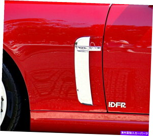 �N���[���J�o�[ IDFR Jaguar XK / XKR XKR X150 2010? 2011�T�C�h�x���g�p�̃N�����J�o�[�A�t�F���_�[�J�o�[ IDFR Jaguar XK / XKR X150 2010~2011 chrome cover for side vent , fender cover�y���s�A���i�z