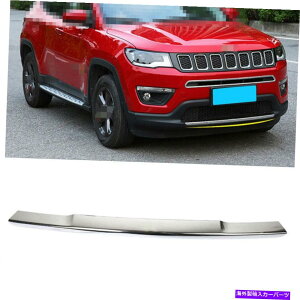�N���[���J�o�[ Jeep Compass 2017-2020�t�����g�G�A�C�����b�g�O�����t���[���J�o�[�g������ABS�N���� ABS Chrome For Jeep Compass 2017-2020 Front Air Inlet Grille Frame Cover Trim