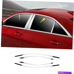 �N���[���J�o�[ �L���f���b�NCT4 2020-2022�N�����X�`�[���E�B���h�E�X�g���b�v�V�����[���f�B���O�J�o�[�g�����p For Cadillac CT4 2020-2022 Chrome Steel Windows Strip Sill Molding Cover Trim�y���s�A���i�z