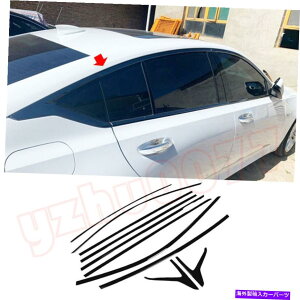 N[Jo[ 2020-2022 CADILLAC CT5ubNX`[J[EBhE[fBOXgbvJo[g10pc 2020-2022 For Cadillac CT5 Black Steel Car Windows Molding Strip Cover Trim 10PC