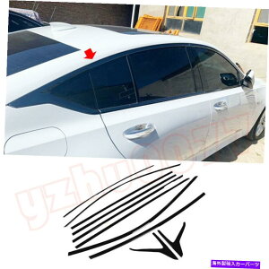 N[Jo[ 2020-2022 CADILLAC CT5ubNX`[J[EBhE[fBOXgbvJo[g10pc 2020-2022 For Cadillac CT5 Black Steel Car Windows Molding Strip Cover Trim 10PC