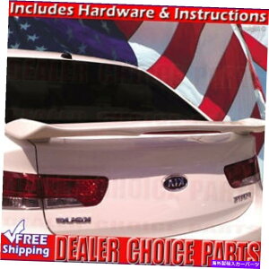 �N���[���J�o�[ 09-13�̂��߂�Kia Forte Koup�J�X�^���X�^�C���X�|�C���[�g�����N�E�B���Ow/LED���C�g���h�� For 09-13 Kia Forte Koup Custom Style Spoiler Trunk Wing w/LED Light UNPAINTED�y���s�A���i�z