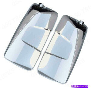 N[Jo[ QSCpNhA~[́A}bNAẐ߂ɉEyAJo[Ă܂ QSC Replacement Chrome Door Mirror Covers Right Left Pair for Mack Anthem