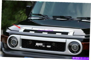N[Jo[ g^FJN[U[07-2020ABSNJo[̃tgJo[̑t[ ABS Chrome Middle decorative frame of front cover For Toyota FJ Cruiser 07-2020