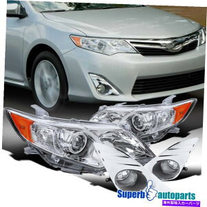 N[Jo[ 2012-2014g^JvWFN^[wbhCg+LEDtHOv+Jo[ Fits 2012-2014 Toyota Camry Projector Headlight+LED Fog Lamps+Cover