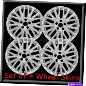 N[Jo[ g^JzC[XLNnuLbv18 "2019-2020Jo[Zbg4̃Zbg Toyota Camry Wheel Skins Chrome Hubcaps 18" 2019-2020 Wheel Covers Set of 4
