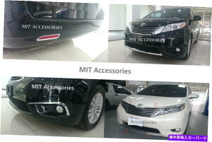 N[Jo[ g^VGi2011-2017GWt[h+[[O+tHOv+tN^[NJo[ TOYOTA SIENNA 2011-2017 Engine Hood+lower grill+fog lamp+reflector chrome cover