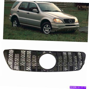 �N���[���J�o�[ 1999 2000 2001-2004�x���cW163 ml 1pc�t�����g�o���p�[�O�����O�����J�o�[�g���� For 1999 2000 2001-2004 Benz W163 ML 1PC Front Bumper Grille Grill Cover Trim�y���s�A���i�z