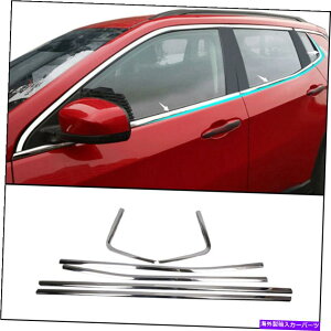 N[Jo[ W[vRpX2017-2020X`[NEBhEXgbvV[fBOJo[gp For Jeep Compass 2017-2020 Steel Chrome Windows Strip Sill Molding Cover Trim