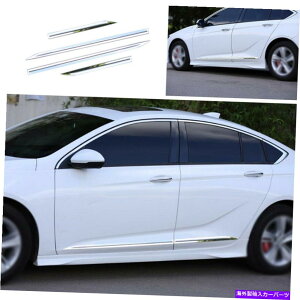 N[Jo[ rCbN[K2017-2020hA{fBTCh[fBOJo[gNX`[4PCS For Buick Regal 2017-2020 Door Body Side Molding Cover Trim Chrome Steel 4PCS