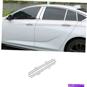 N[Jo[ Buick Regal 2017-2020 WindowsXgbvV[fBOJo[gNX`[8pc For Buick Regal 2017-2020 Windows Strip Sill Molding Cover Trim Chrome Steel 8PC