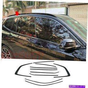 N[Jo[ 2018-22 for BMW x3ubNNXeXX`[J[EBhEXgbvJo[g10pc 2018-22 For BMW X3 Black Chrome Stainless Steel Car Window Strip Cover Trim 10PC