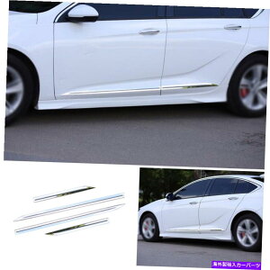 �N���[���J�o�[ Buick Regal 2017-2020�p�̃h�A�{�f�B�T�C�h���[���f�B���O�J�o�[�g�����N�����X�`�[��4PCS Door Body Side Molding Cover Trim Chrome Steel 4PCS For Buick Regal 2017-2020