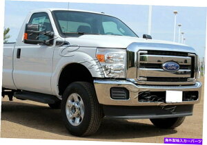 �N���[���J�o�[ 11-16 F250 F350 F450 F550�X�[�p�[�f���[�e�B1�s�[�X�N�����O�����t���I�[�o�[���C�J�o�[ For 11-16 F250 F350 F450 F550 Super Duty 1-Piece Chrome Grill Full Overlay Cover