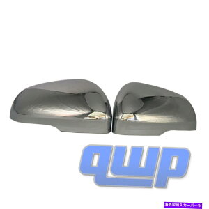 �N���[���J�o�[ �V�����y�A�i2�j�W���K�[XJ XJR XFR-S�p�̃��A�r���[�~���[�J�o�[�L���b�v�g�����N���� New Pair ( 2) Rear View Mirror Cover Cap Trim Chrome For Jaguar XJ XJR XFR-S�y���s�A���i�z