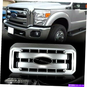 �N���[���J�o�[ 11-16 F250 F350 F450 F550�X�[�p�[�f���[�e�B1�s�[�X�N�����O�����t���I�[�o�[���C�J�o�[ For 11-16 F250 F350 F450 F550 Super Duty 1-Piece Chrome Grill Full Overlay Cover�y���s�A���i�z