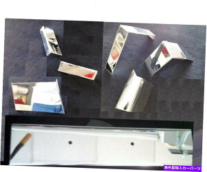 N[Jo[ Corvette C4 1985-1989 7PCXeXWG[^[Jo[6 PCGhLbvNi Corvette C4 1985-1989 7Pc Stainless RADIATOR COVER & 6 Pc END CAP chrome parts