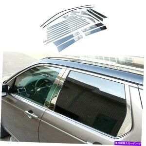 N[Jo[ fBXJo[X|[c2015-2021NEBhEXgbvV[fBOJo[g22pcs For Discovery Sport 2015-2021 Chrome Windows Strip Sill Molding Cover Trim 22pcs