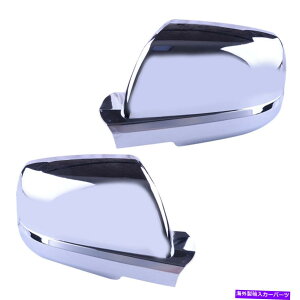 N[Jo[ g^chZRCA2007-2020ɓKJ[N~[Jo[gI[o[C Car Chrome Mirror Cover Trim Overlay Fit For Toyota Tundra Sequoia 2007-2020 New
