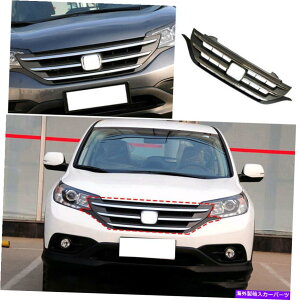 �N���[���J�o�[ �z���_CR-V CRV 12-2014 ABS�N�����t�����g�Z���^�[���b�V���O�����O�����J�o�[�g���� For HONDA CR-V CRV 12-2014 ABS Chrome Front Center Mesh Grille Grill Cover Trim�y���s�A���i�z