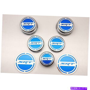 �N���[���J�o�[ �f���b�N�X�L���b�v�́A2008-14�`�������W���[5.7L�̃C�G���[cf srt inlay 13p���J�o�[���܂�[Chrome] Deluxe Cap Covers Yellow CF SRT Inlay 13p for 2008-14 Challenger 5.7L [Chrome]�y���s�A���i�z