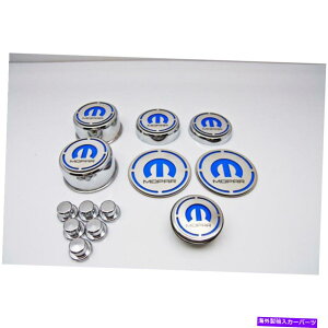 N[Jo[ 13PCLbv́A08-19`W[V8 5.7L̂߂̐Ct@Co[̃Bj[pMCCtJo[Jo[Ă܂ 13pc Cap Covers w/Blue C-Fiber Vinyl MOPAR M Inlay for 08-19 C