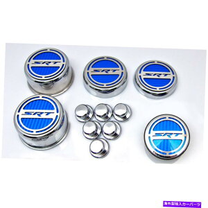 N[Jo[ 11PCLbv́A08-15[dV8 6.4L̃zCgJ[{t@Co[rCo[ "SRT"CCtJo[Jo[Ă܂ 11pc Cap Covers w/White Carbon Fiber Vinyl "SRT" Inlay for 08-15 Charger V8 