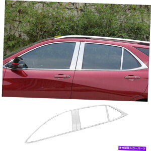 N[Jo[ V{[equinox 2018-21NX`[EBhEXgbvV[fBOJo[18pc For Chevrolet Equinox 2018-21 Chrome Steel Windows Strip Sill Molding Cover 18PC
