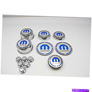 �N���[���J�o�[ �f���b�N�X�L���b�v�́A08-17�`�������W���[V8 6.1L�̐�CF�r�j�[�����[�p�[ M�C�����C13p���J�o�[���Ă��܂� Deluxe Cap Covers Blue CF Vinyl MOPAR M Inlay 13p for 08-17 Challenger V8 6.1L�y���s
