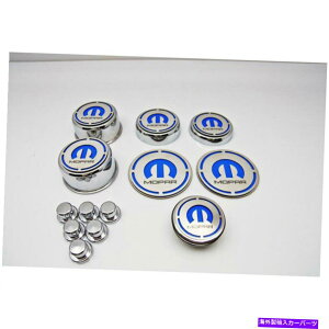N[Jo[ fbNXLbv́A08-17`W[V8 6.4L̂߂ɍubVOp[ "M"CC13pJo[Ă܂ Deluxe Cap Covers Black Brushed MOPAR "M" Inlay 13p for 08-17 Challenger 