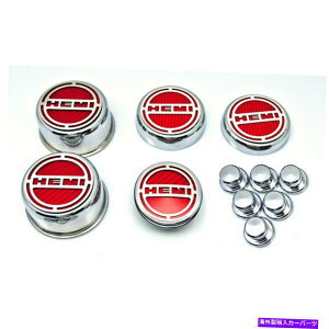 N[Jo[ fbNXLbv́A2008N2015N̏[dV8 6.2L̃CG[CFrj[uw~vCC11pJo[Ă܂ Deluxe Cap Covers Yellow CF Vinyl "HEMI" Inlay 11p for 2008-2015 Charger V8 6.