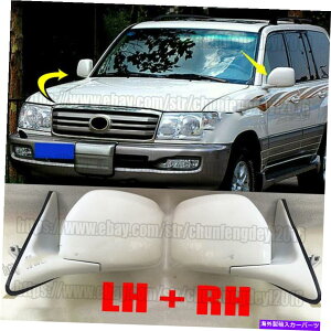 N[Jo[ NTXLX470zCgJ[Ar[~[Jo[AZu1998-2007 LH + RH For for Lexus LX470 White Car Rear View Mirror Cover assembly 1998-2007 LH + RH