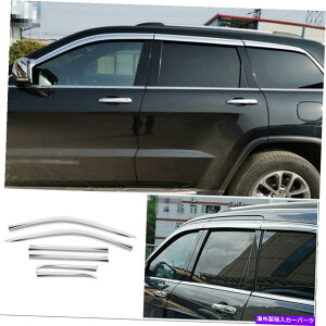 N[Jo[ W[vOh`FL[2011-2020EBhEXgbvV[fBOJo[g̃N Chrome For Jeep Grand Cherokee 2011-2020 Windows Strip Sill Molding Cover Trim