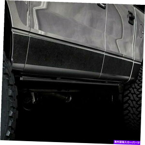 �N���[���J�o�[ Dodge Ram 1500 1998-2001 ICI���b�J�[�A�[�}�[B�t�B�b�g�u���b�N���b�J�[�p�l���J�o�[�p For Dodge Ram 1500 1998-2001 ICI Rocker Armor B-Fit Black Rocker Panel Covers�y���s�A���i�z