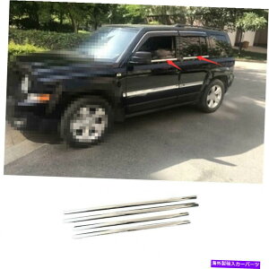 N[Jo[ W[vpgIbg2011-16NX`[EBhEXgbvV[fBOJo[g4PCS For Jeep Patriot 2011-16 Chrome Steel Windows Strip Sill Molding Cover Trim 4PCS