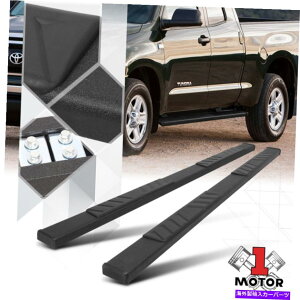 Nerf Bar ubNeNX`SSjO{[h4.5 "lto[07-21chN[/_uLu Black Textured SS Running Board 4.5" Nerf Bar for 07-21 Tundra Crew/Double Cab